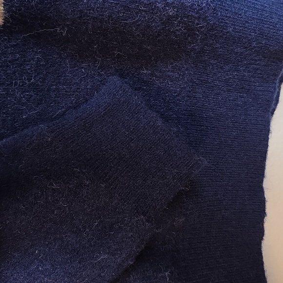 Daisy Street Teddy Crew Neck Pullover Sweater Blue Medium - Picture 11 of 15